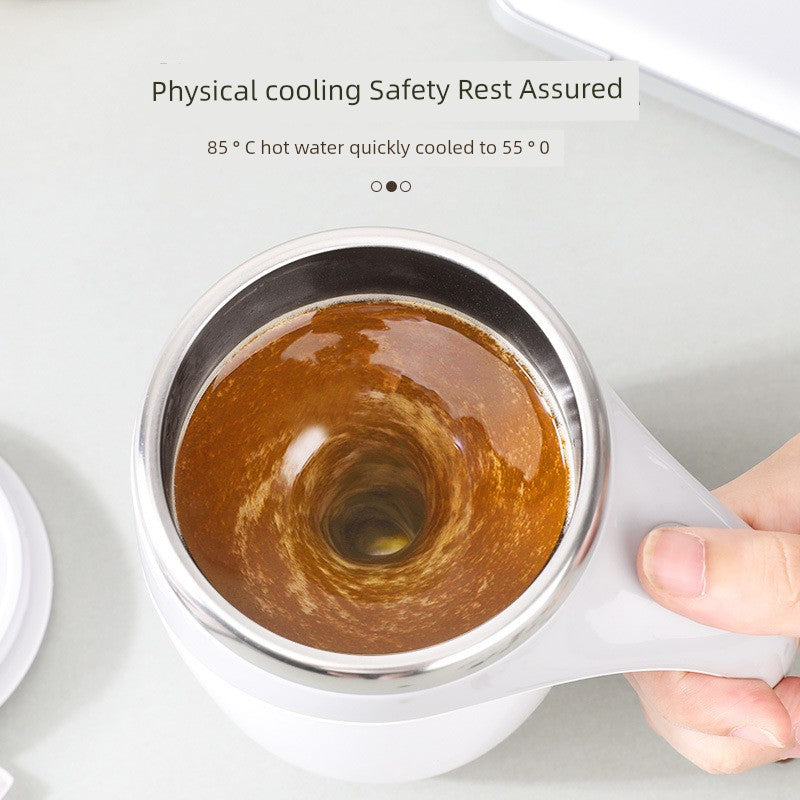 Agitando automática Cup Mug Recarregável Portátil Café Agitação Elétrica Aço Inoxidável Rotação Magnética Home Drinking Tools
